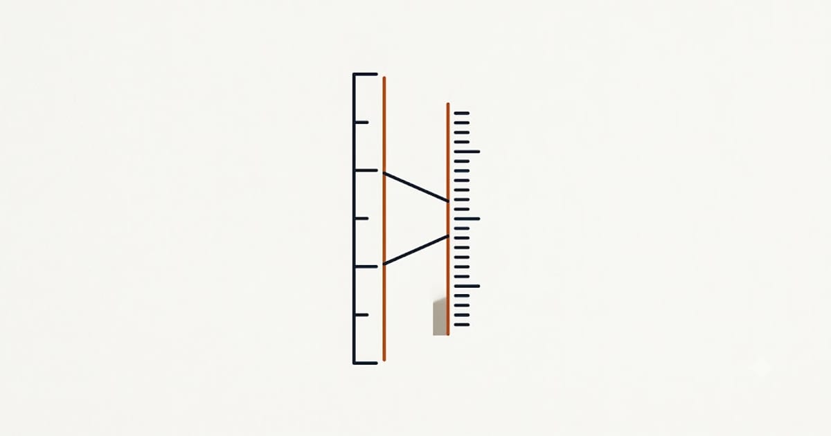 Two scales, one measurement, different factors