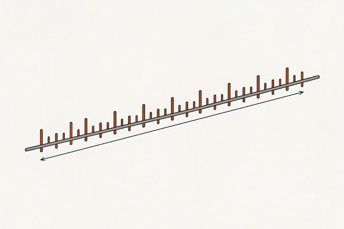 Alternating doses on one timeline
